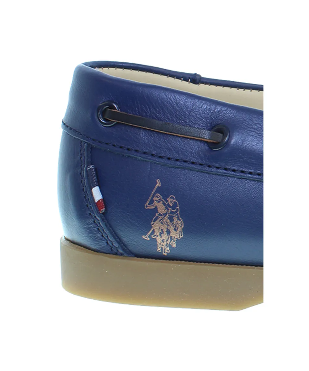 US POLO MENS LEATHER LOAFER