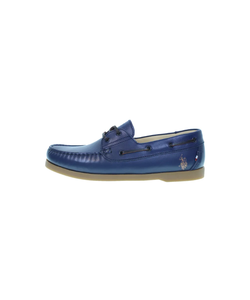 US POLO MENS LEATHER LOAFER