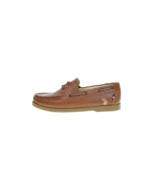 US POLO MENS LEATHER LOAFER