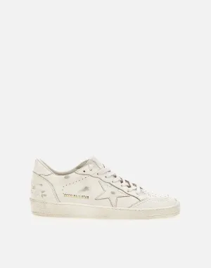 White Leather Ball Star Sneakers