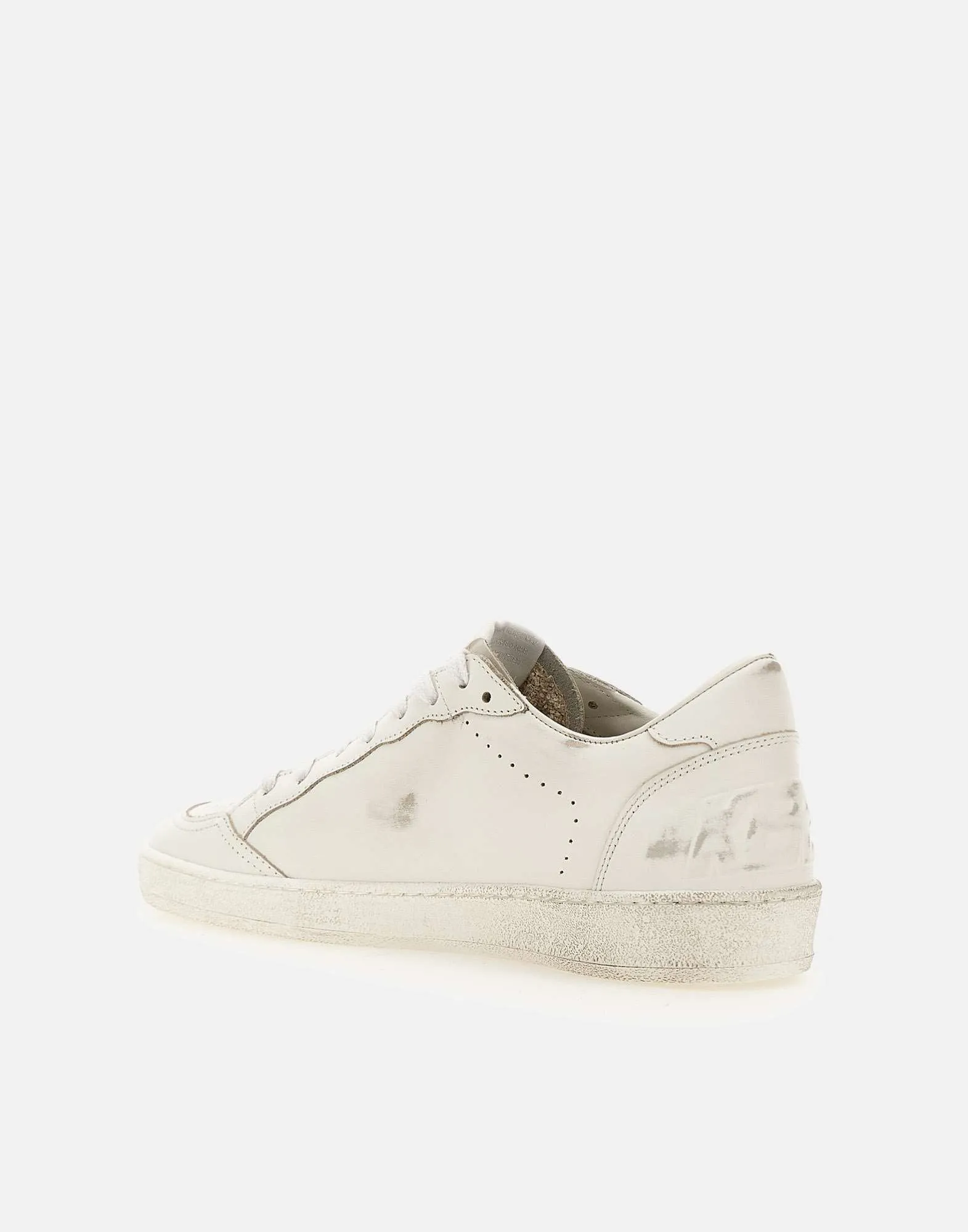 White Leather Ball Star Sneakers