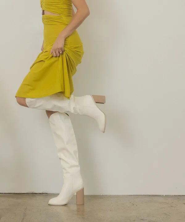 White Oasis Society Stephanie - Knee-high Boots