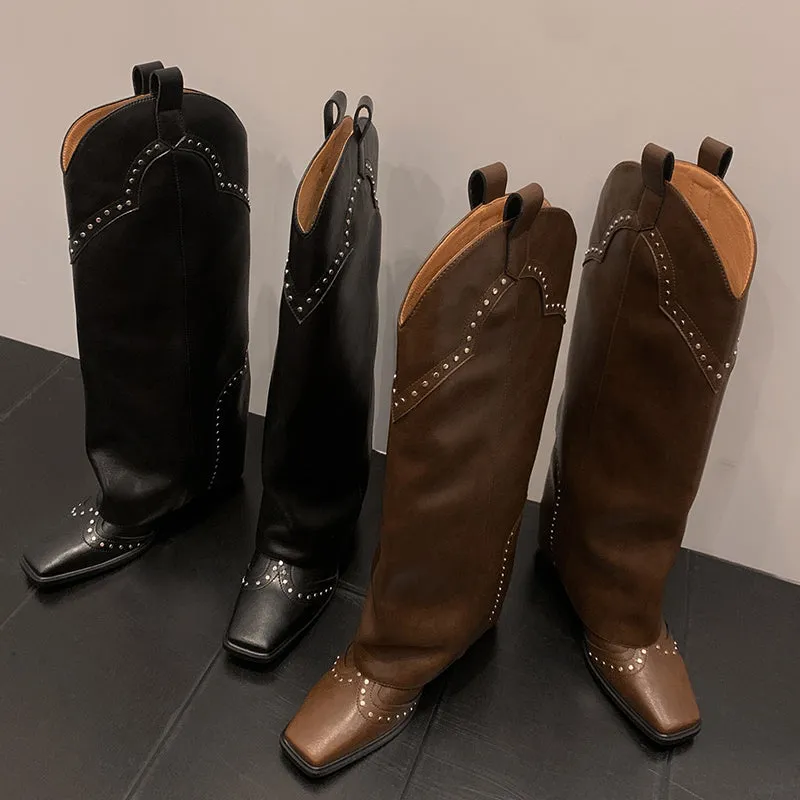 Wide Leg Boots