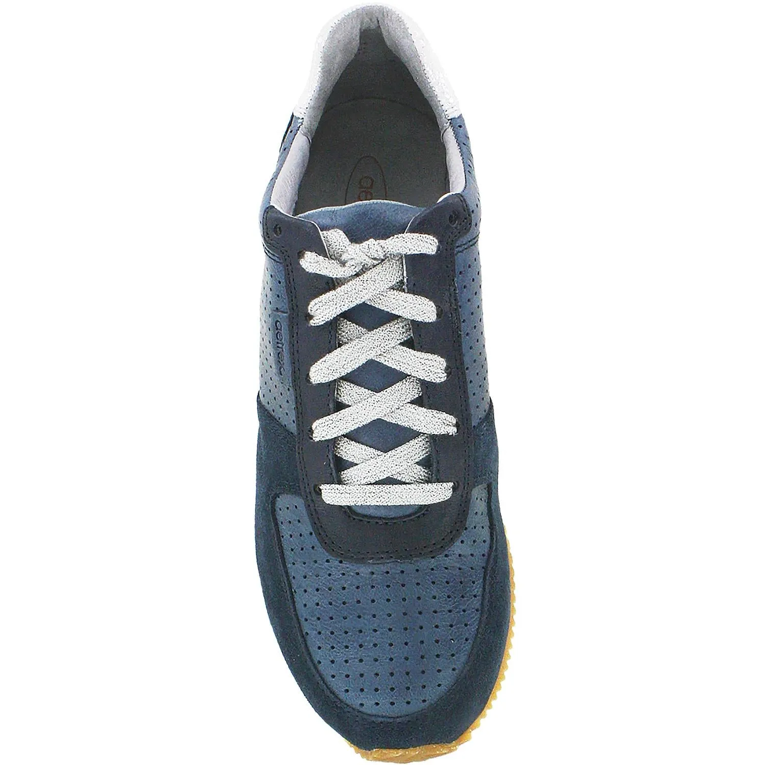 Women's Aetrex Daphne Navy Leather/Suede