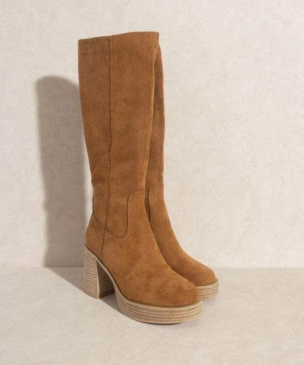 Womens Shoes Style No. Juniper - Platform Knee-High Boots