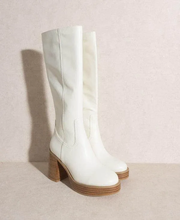 Womens Shoes Style No. Juniper - Platform Knee-High Boots