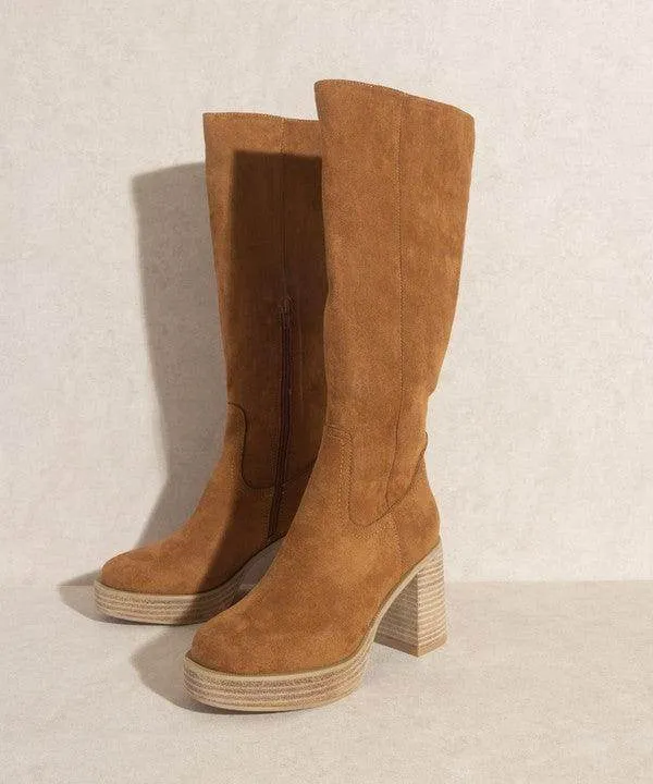 Womens Shoes Style No. Juniper - Platform Knee-High Boots