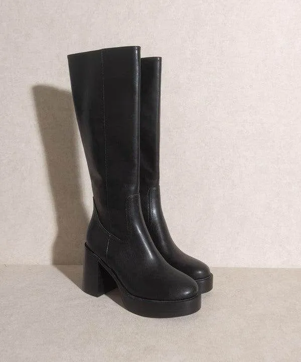Womens Shoes Style No. Juniper - Platform Knee-High Boots
