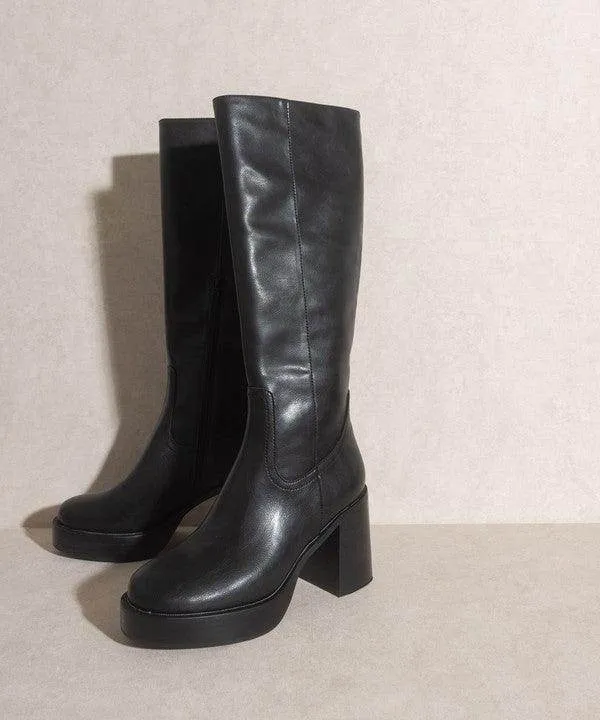 Womens Shoes Style No. Juniper - Platform Knee-High Boots