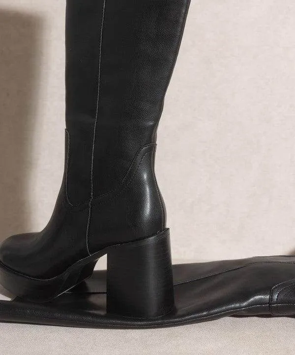 Womens Shoes Style No. Juniper - Platform Knee-High Boots