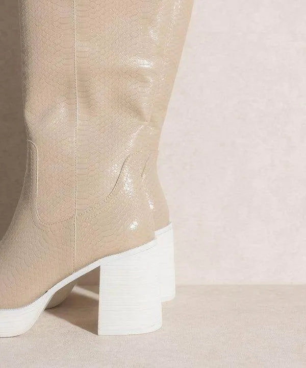 Womens Shoes Style No. Juniper - Platform Knee-High Boots