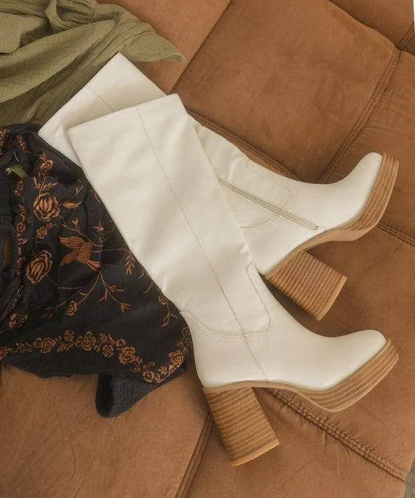 Womens Shoes Style No. Juniper - Platform Knee-High Boots