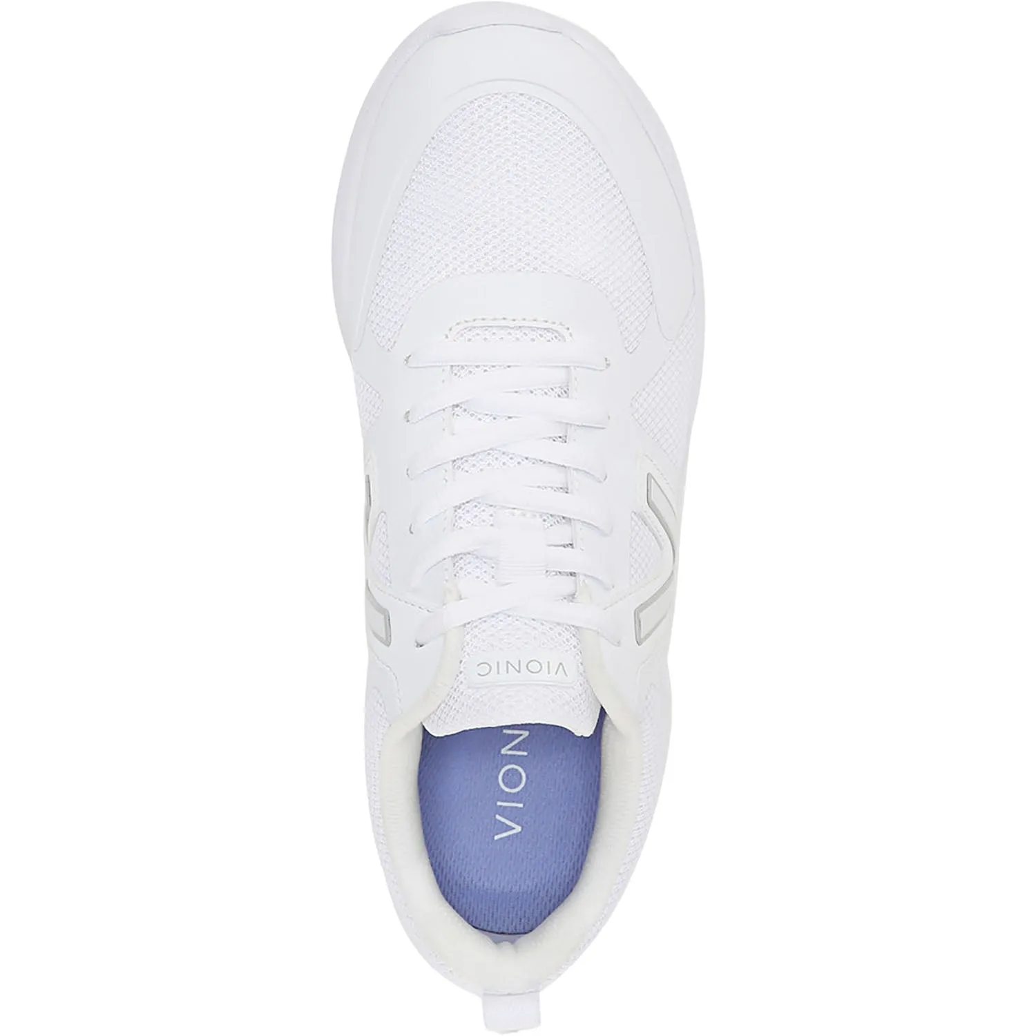 Women's Vionic Miles II White Mesh