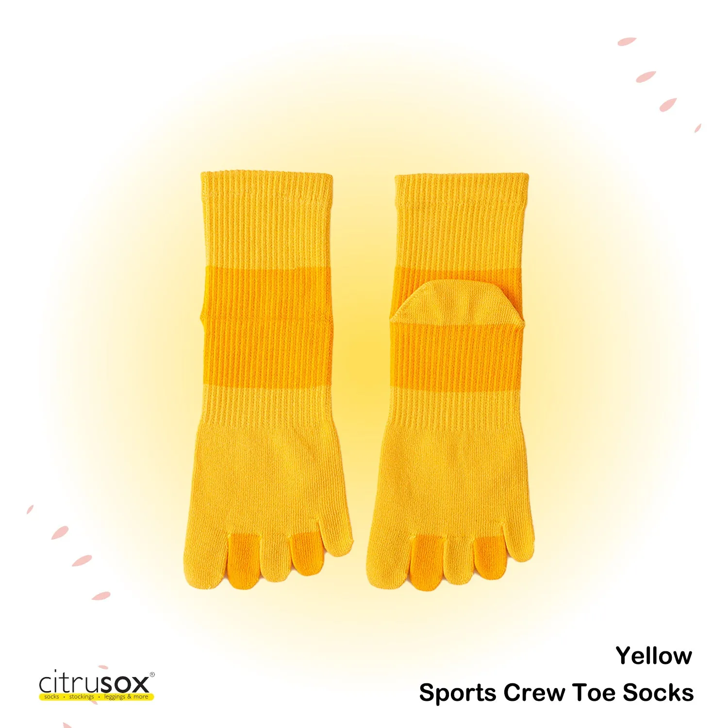 Wrap Around Sports Crew Toe Socks